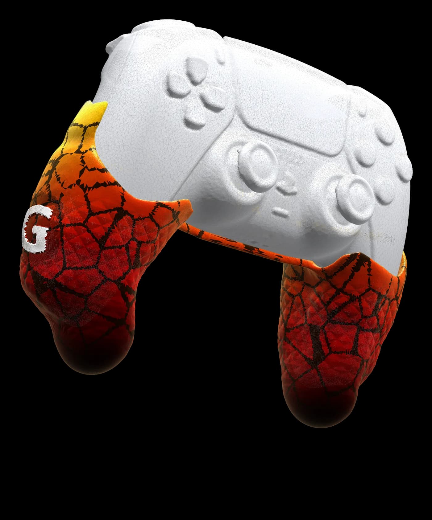 Ember Grips fitted to a controller