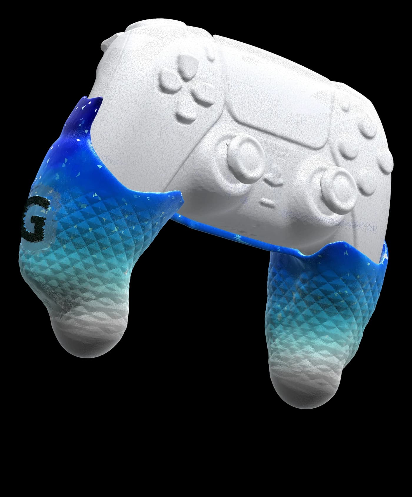 Glacier Grips fitted to a controller