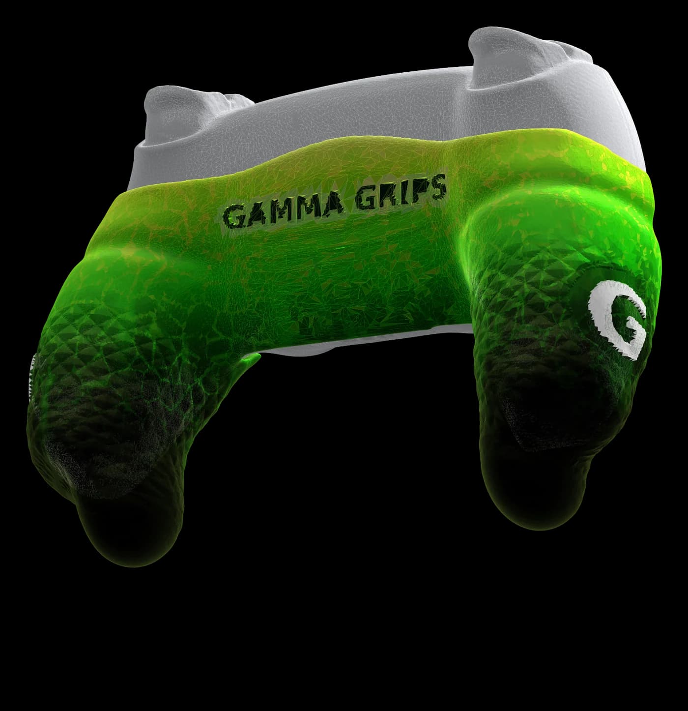 Venom Grips seen from the back of a controller