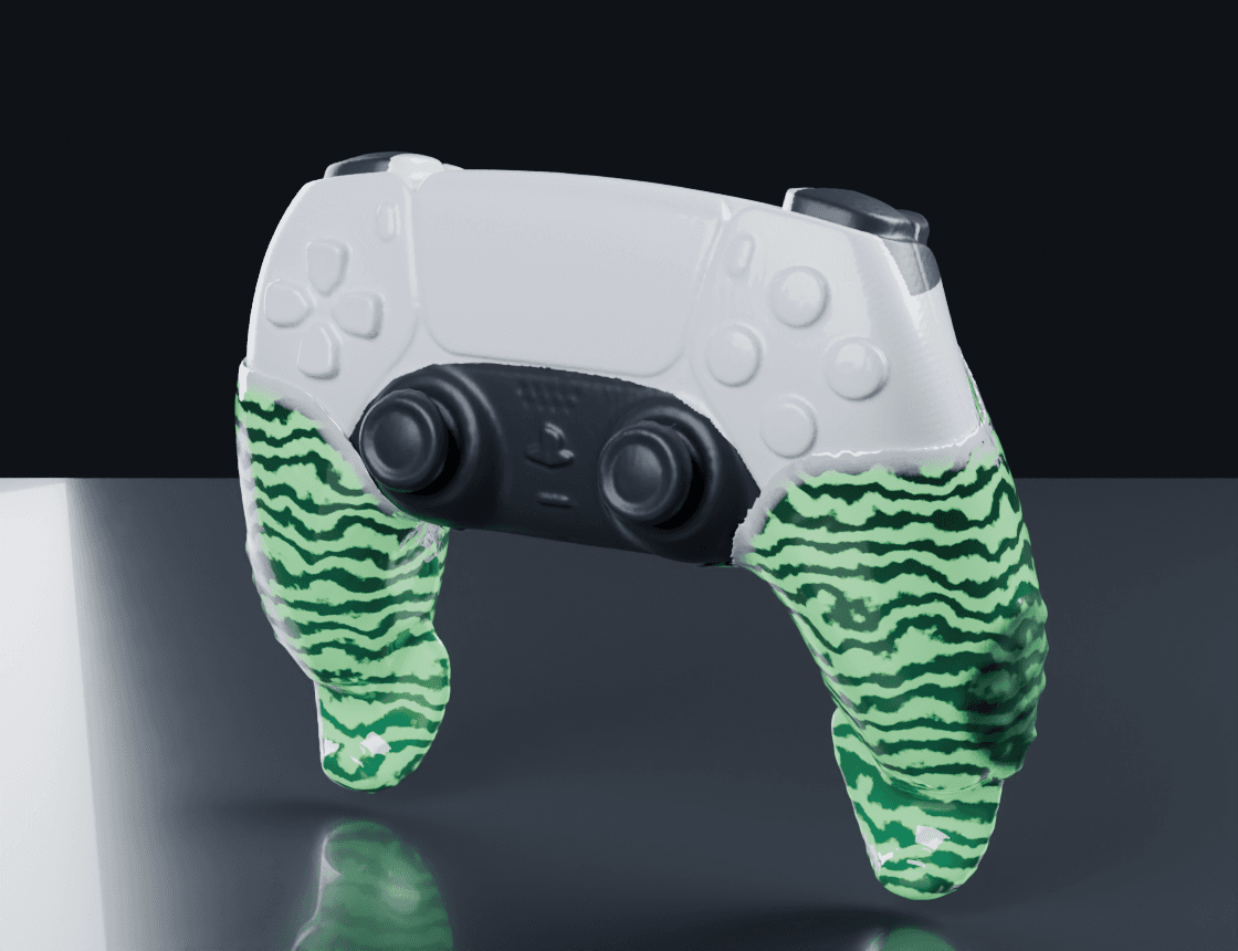Venom Grips fitted to a controller