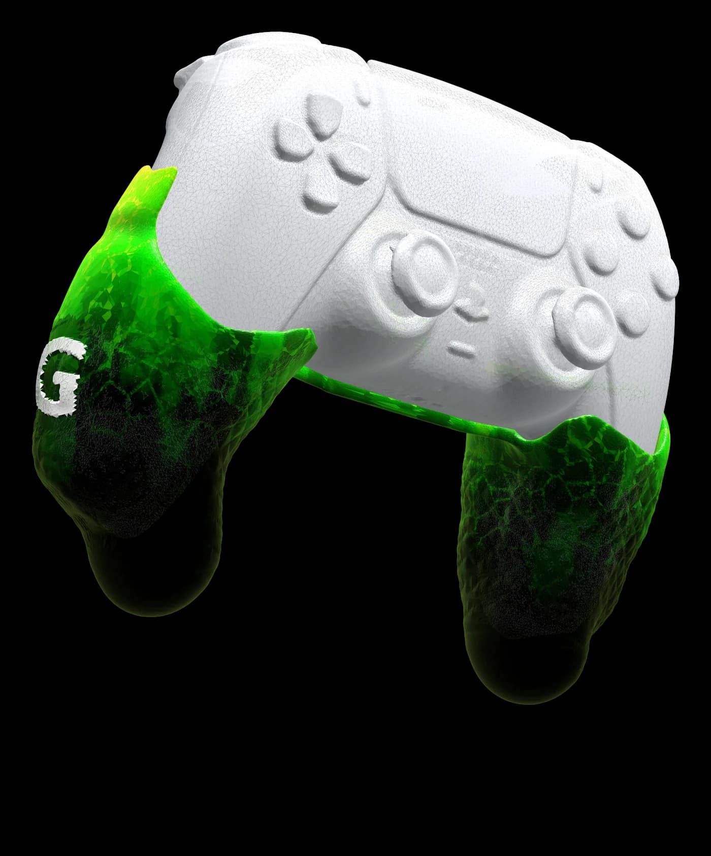 Venom Grips fitted to a controller