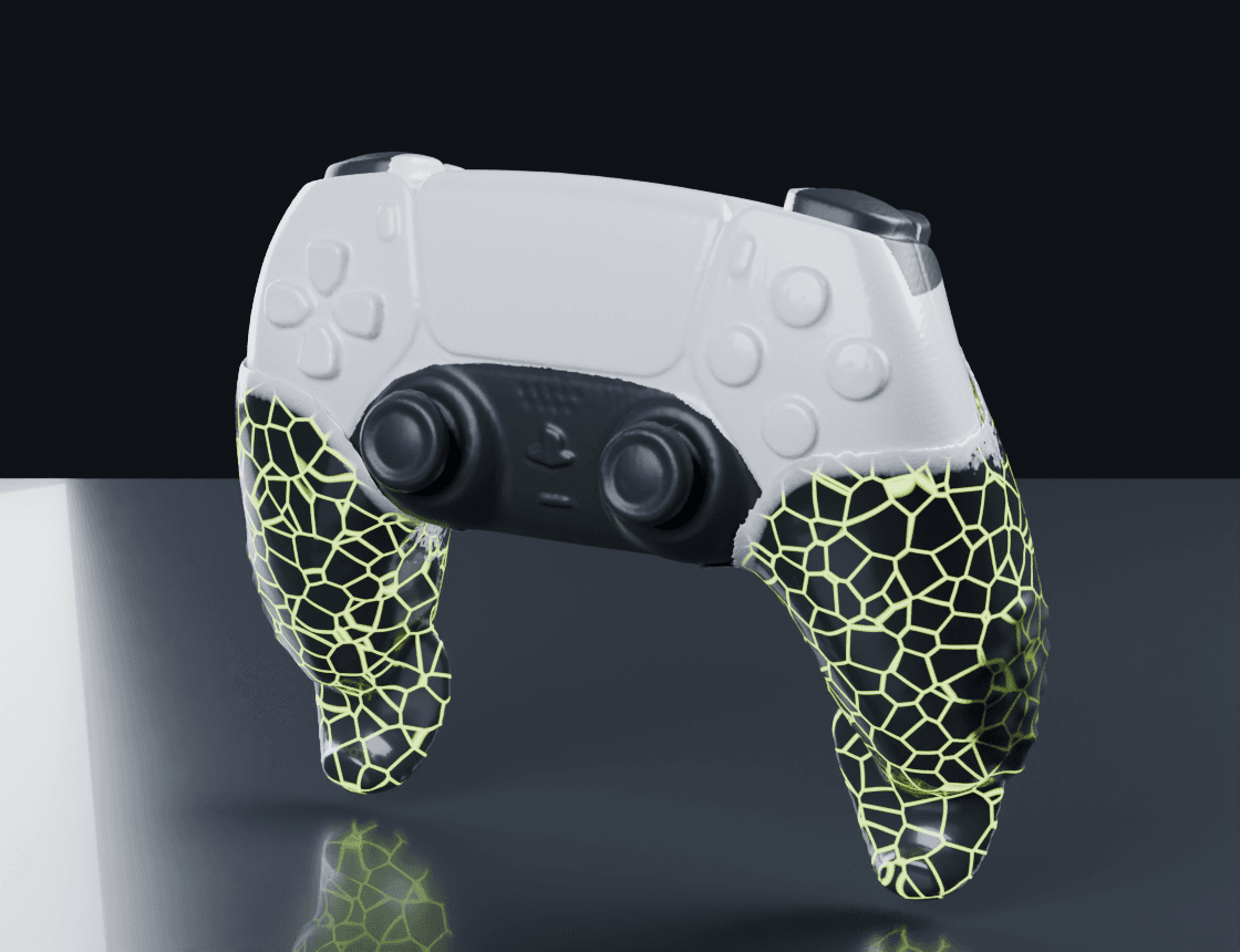 Volt Grips fitted to a controller